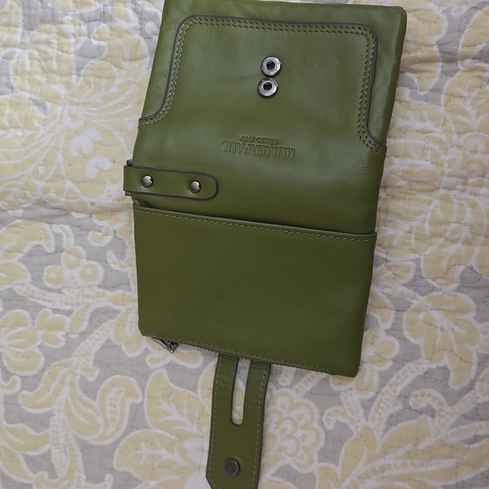 HumerpaulGreen Leather Women's Wallet - Picture 6 of 6